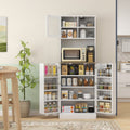 66.5" Tall Kitchen Pantry Cabinet with Adjustable Shelves