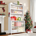 73" Tall Steel Kitchen Pantry Cabinet with Flip Door